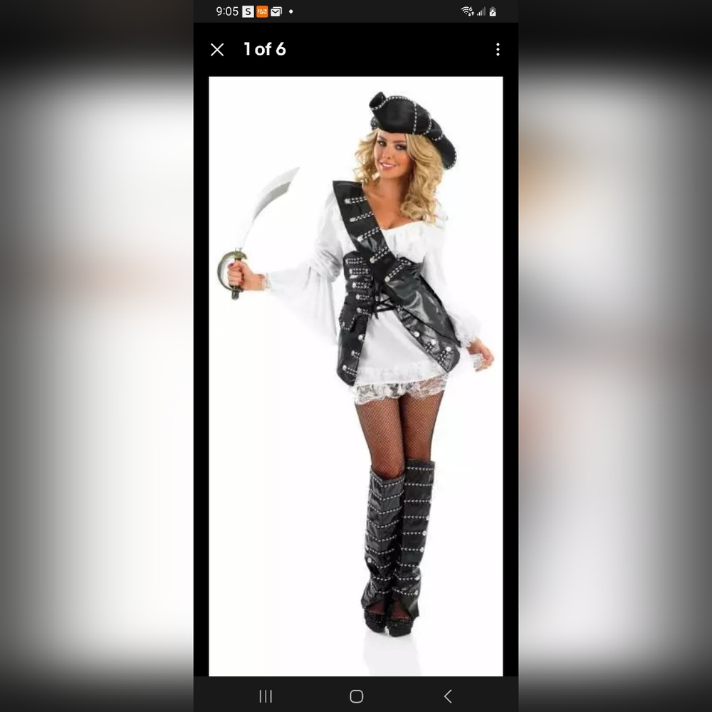 Swashbuckling  cute pirate costume